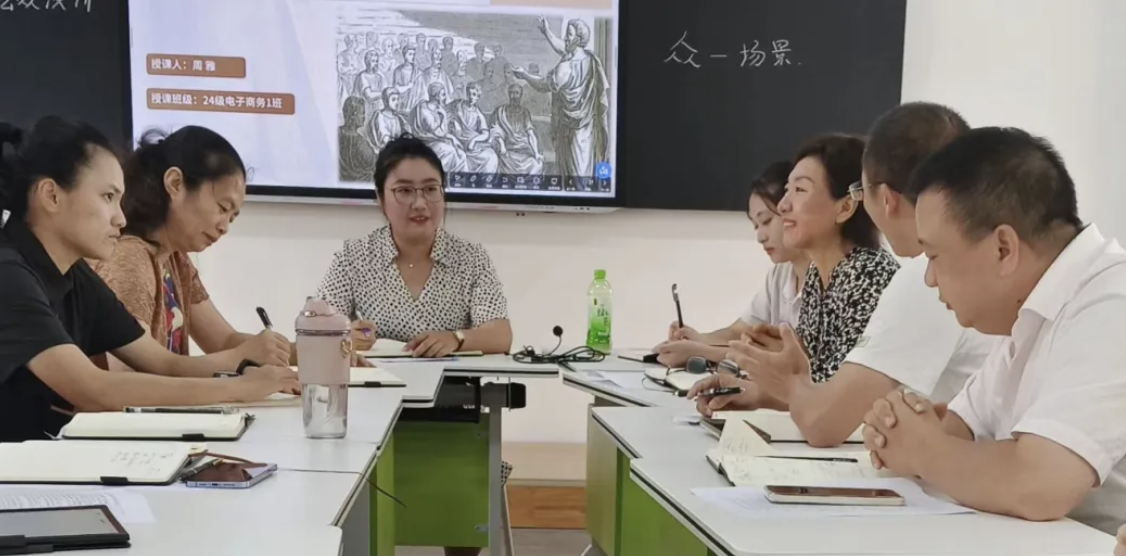 教学 I海南东方新丝路职业学院教务处举行试讲课活动