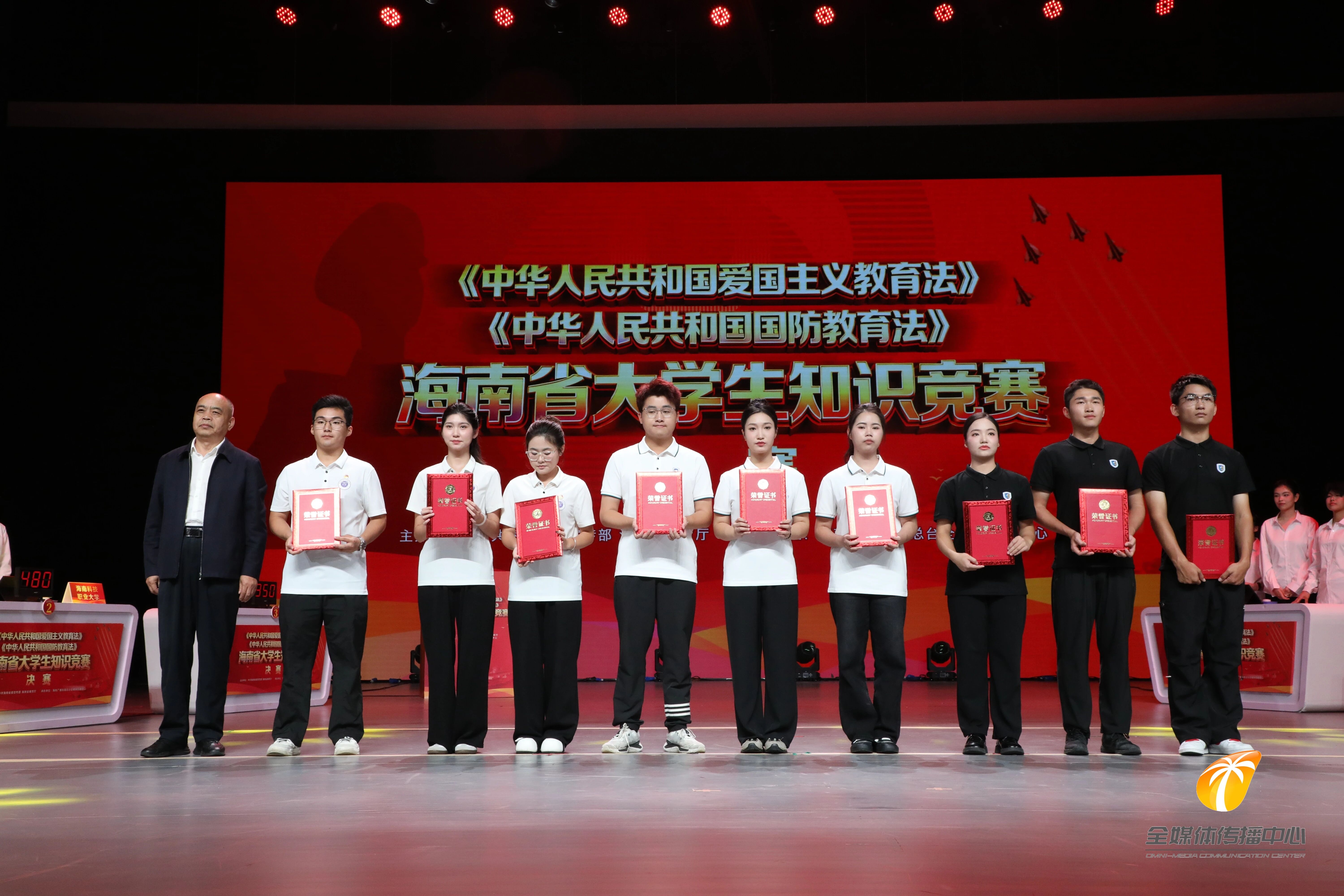 【喜报】我校学子在全省爱国主义与国防教育知识竞赛中荣获优秀奖！