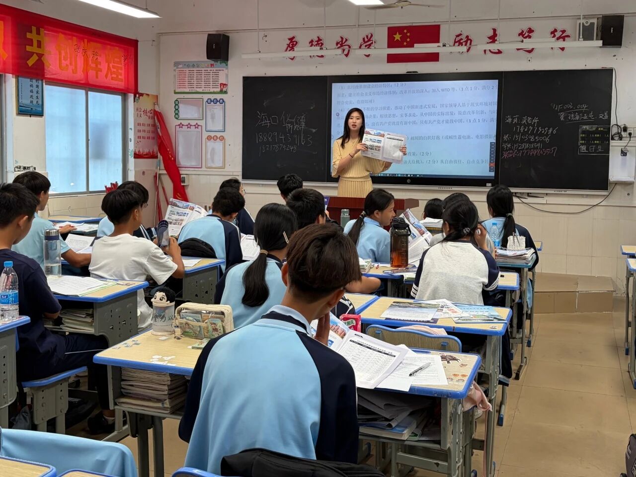 我校团委积极开展中职招生入校宣传工作
